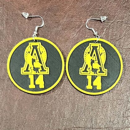 Avon Orioles Earrings with Player Number