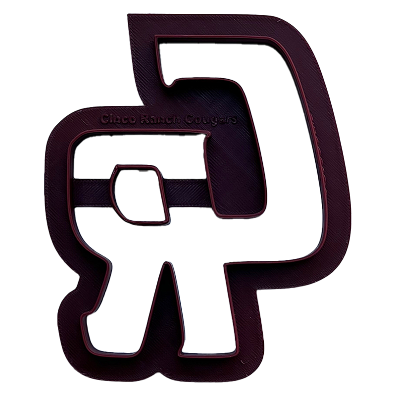 Cinco Ranch HS - Cookie Cutter with Letters Only