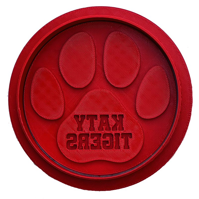 Katy HS - Cookie Cutter with Paw Print Stamp 2