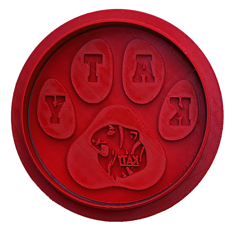 Katy HS - Cookie Cutter with Paw Print Stamp 1