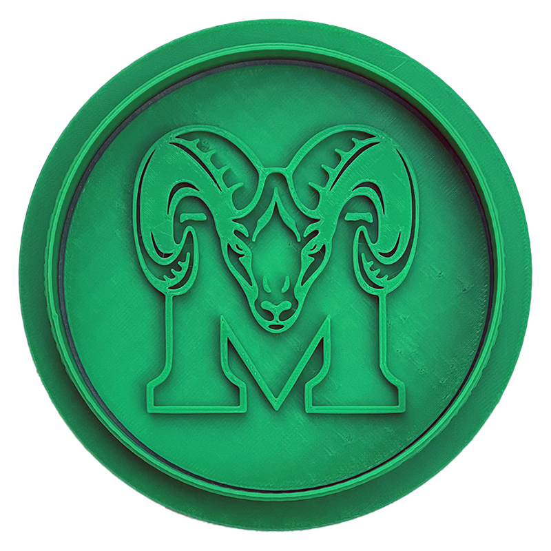 Mayde Creek HS - Cookie Cutter with Stamp