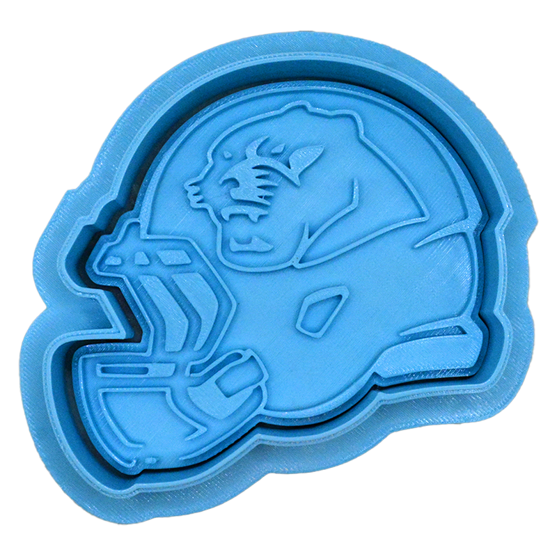 Paetow HS - Helmet Cookie Cutter with Stamp