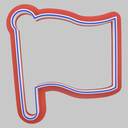 USA Flag Cookie Cutter