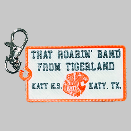 KHS Tiger Band Backpack/Keyring Tag
