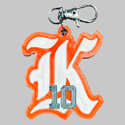 KHS Baseball Personalized Backpack/Keyring Tag