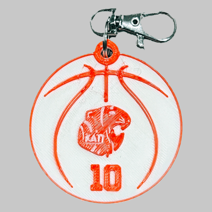 KHS Basketball Personalized Backpack/Keyring Tag