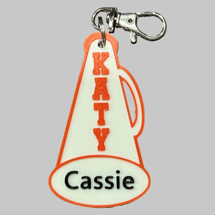 KHS Cheer Personalized Backpack/Keyring Tag