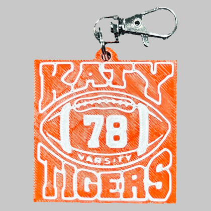 KHS Varsity Football Personalized Backpack/Keyring Tag
