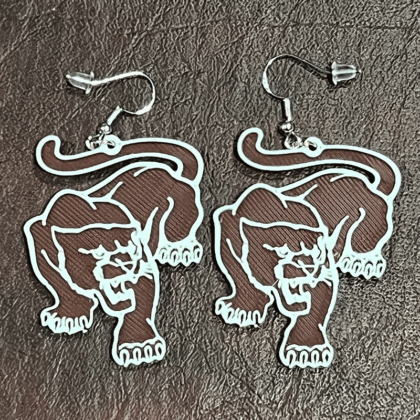 Cinco Ranch HS Cougar Earrings