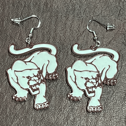 Cinco Ranch HS Cougar Earrings