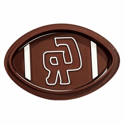 Cinco Ranch HS - Football Cookie Cutter with Stamp
