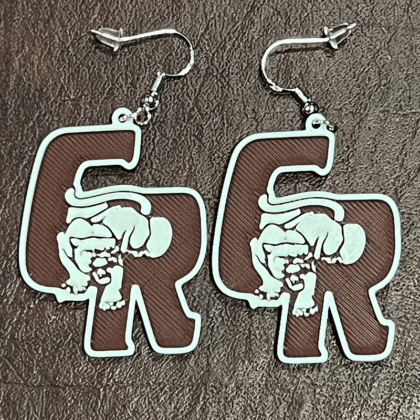 Cinco Ranch HS Logo Earrings
