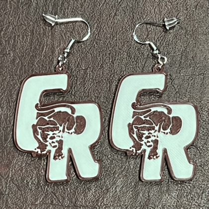 Cinco Ranch HS Logo Earrings
