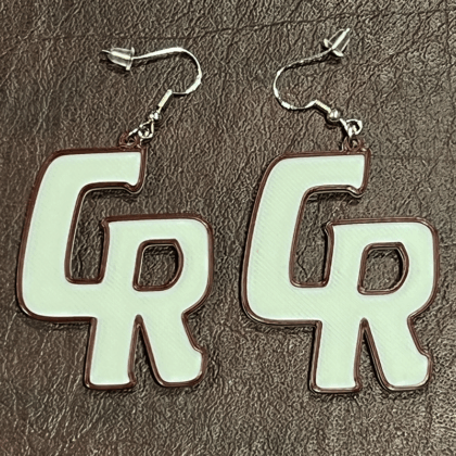 Cinco Ranch HS Letters Earrings