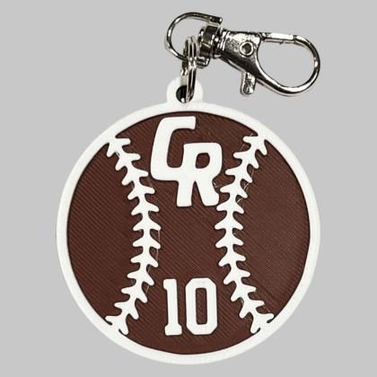 Cinco Ranch Baseball/Softball Personalized Backpack/Keyring Tag