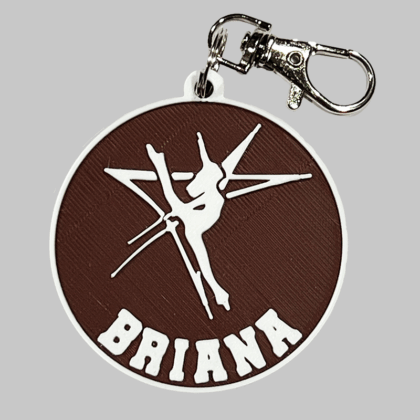Cinco Ranch Dance Personalized Backpack/Keyring Tag