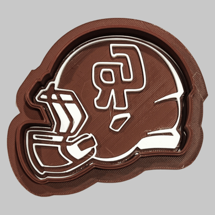 Cinco Ranch HS Helmet Cookie Cutter
