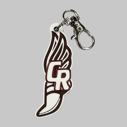 Cinco Ranch Track Backpack/Keyring Tag