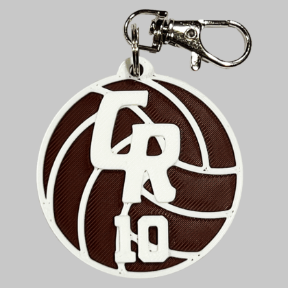 Cinco Ranch Volleyball Personalized Backpack/Keyring Tag