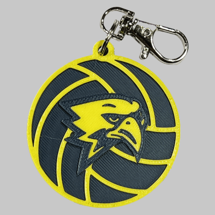 Freeman HS Volleyball Backpack/Keyring Tag