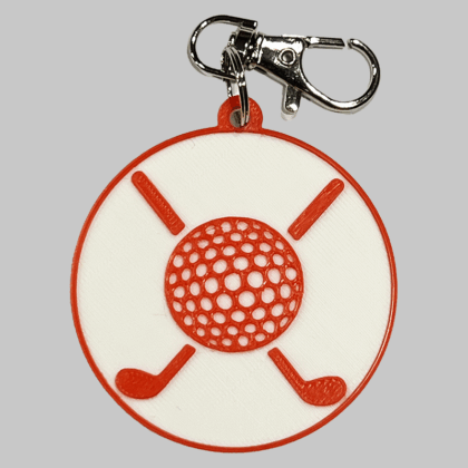 Golf Backpack/Keyring Tag