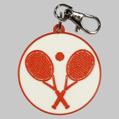 Tennis Backpack/Keyring Tag