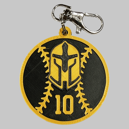 Jordan HS Baseball/Softball Personalized Backpack/Keyring Tag