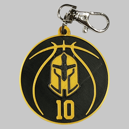 Jordan HS Basketball Personalized Backpack/Keyring Tag