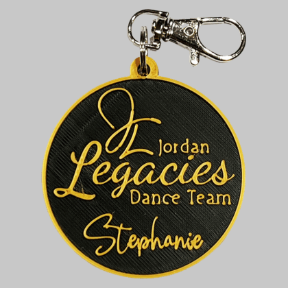 Jordan HS Dance Personalized Backpack/Keyring Tag
