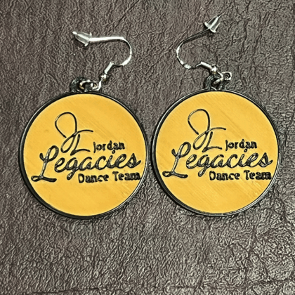 Jordan HS Round Dance Earrings