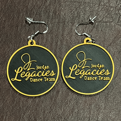 Jordan HS Round Dance Earrings