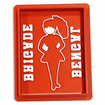 Katy HS - Brigade Cookie Cutter with Stamp