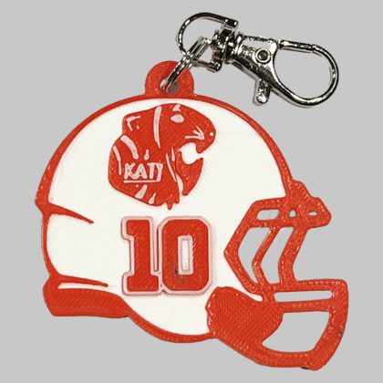 KHS Football Personalized Backpack/Keyring Tag