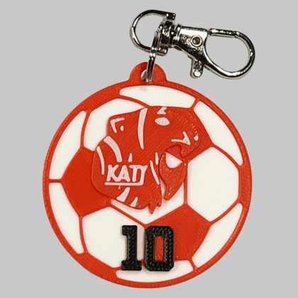 KHS Soccer Personalized Backpack/Keyring Tag