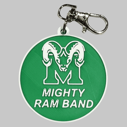 Mayde Creek Band Backpack/Keyring Tag