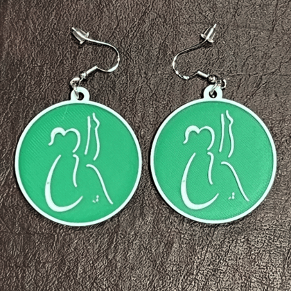 Mayde Creek HS Round Dance Earrings