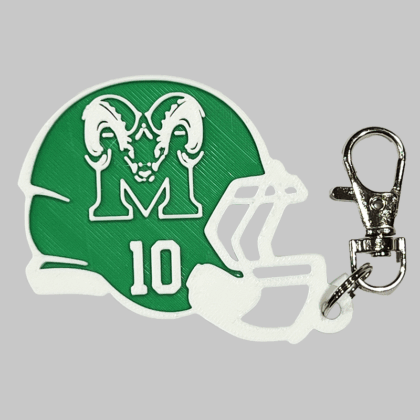 Mayde Creek Football Personalized Backpack/Keyring Tag
