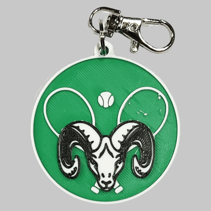 Mayde Creek Tennis Backpack/Keyring Tag