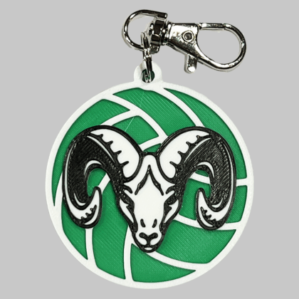 Mayde Creek Volleyball Backpack/Keyring Tag