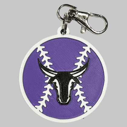Morton Ranch Baseball/Softball Backpack/Keyring Tag