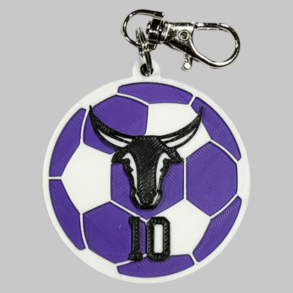 Morton Ranch Soccer Personalized Backpack/Keyring Tag