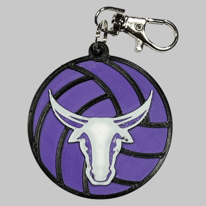 Morton Ranch Volleyball Backpack/Keyring Tag