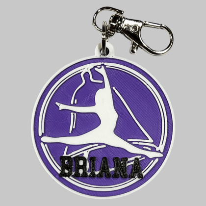 Morton Ranch Dance Personalized Backpack/Keyring Tag