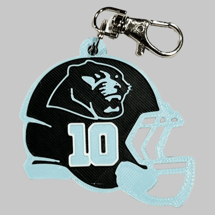 Paetow HS Football Personalized Backpack/Keyring Tag