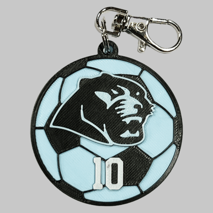 Paetow HS Soccer Personalized Backpack/Keyring Tag