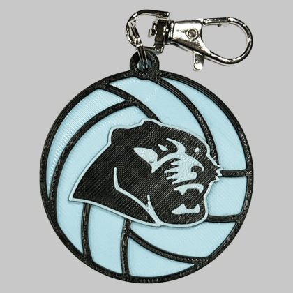 Paetow HS Volleyball Backpack/Keyring Tag