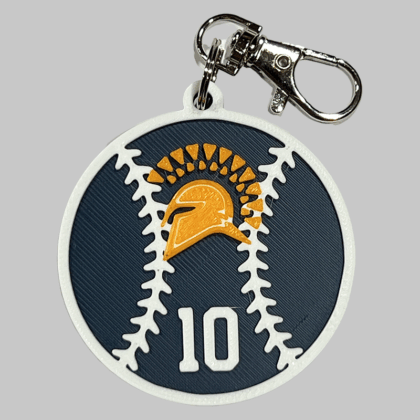 Seven Lakes HS Baseball/Softball Personalized Backpack/Keyring Tag