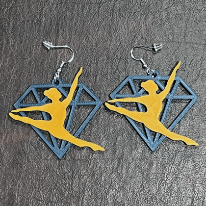 Seven Lakes HS Dance Earrings