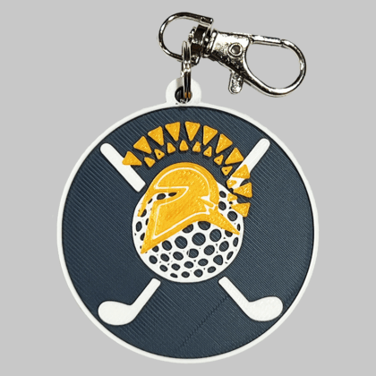 Seven Lakes HS Golf Backpack/Keyring Tag
