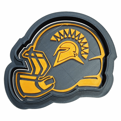 Seven Lakes HS Helmet Cookie Cutter